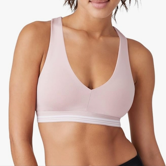 NWT Wacoal b.tempt'd b.active Low-Impact Sports Bralette Blush Pink SMALL - Picture 3 of 4